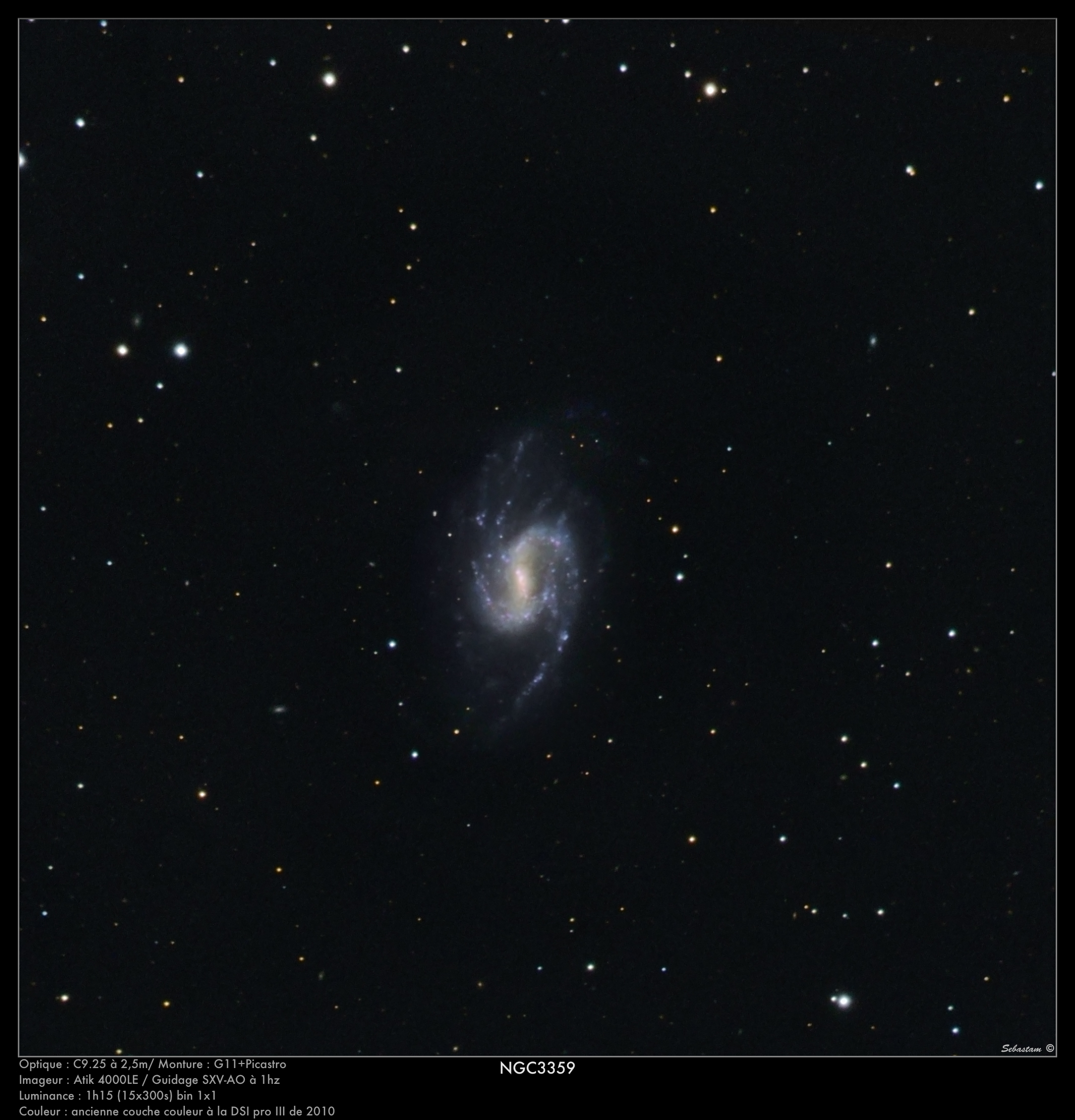 NGC3359 du 17/12/2011